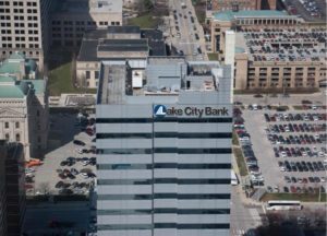 A view of the building housing Lake City Bank's newest office.