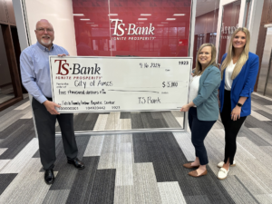 TS Bank Fitch Family Indoor Aquatic Center donation